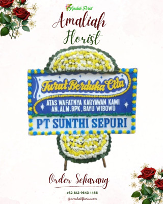 Papan Bunga Duka di Pajang