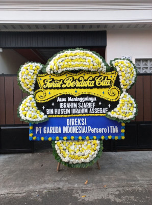 Papan Bunga Duka di Pajang